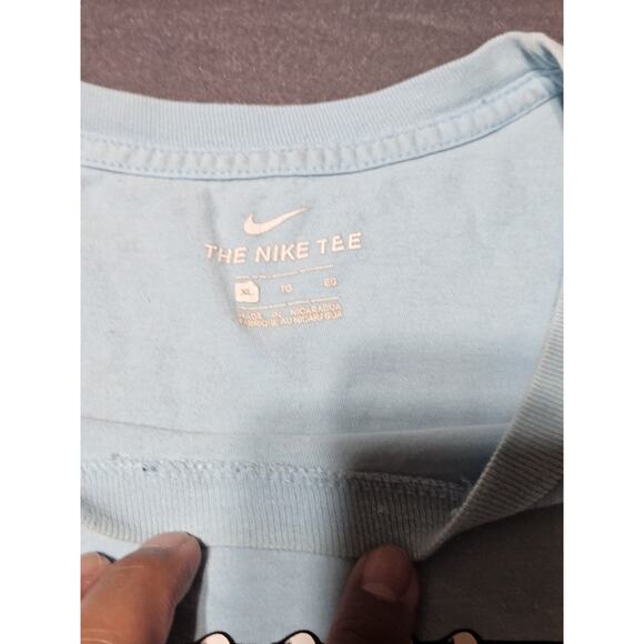 Nike Shirt Mens Extra Large Blue Sportswear Short Sleeve Nike Runing Shoe Logo - Picture 6 of 12